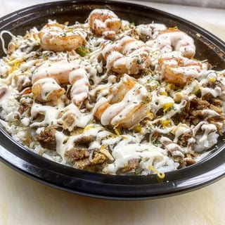Chicken, Steak & Shrimp Bowl
